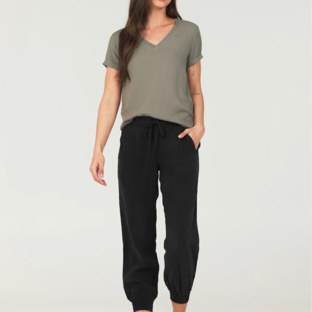 Bella Dahl Easy Drawstring Jogger - Vintage Black Size M